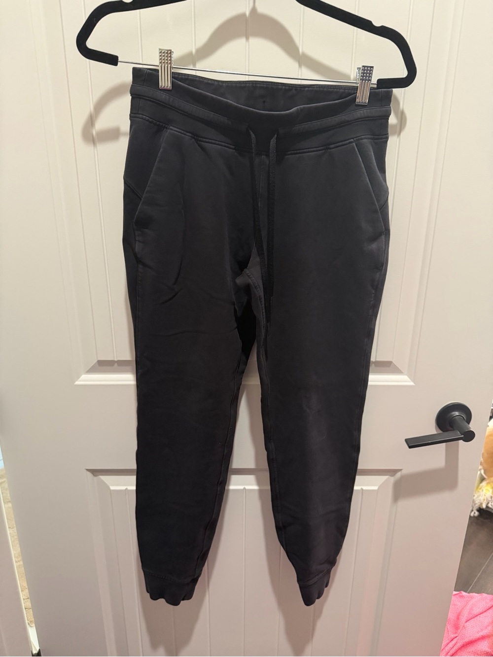 Lululemon Black Jogger Pants Drawstring Athletic Lounge Pants